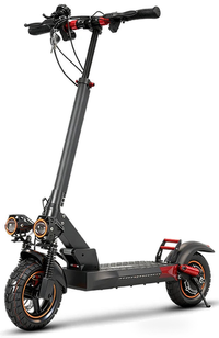 HKM-4947923 Electric Scooter 800W Motor 48V 16Ah Battery 22 Mile Range Foldable With Seat Dual Suspension Disc Brakes