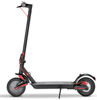 HKM-5242835 Electric Scooter 250W Motor 48V 10.4Ah Battery 25 Mile Range 10-Inch Tires With Seat Full Suspension Foldable