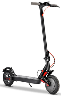 HKM-5242835 Electric Scooter 250W Motor 48V 10.4Ah Battery 25 Mile Range 10-Inch Tires With Seat Full Suspension Foldable