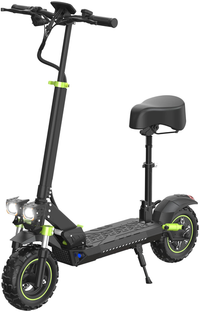 HKM-S6M Commuter Electric Scooter 1200W Motor 48V 18.2Ah Battery 34.8 Mile Range Dual Suspension Disc Brakes Folding