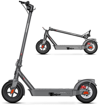 HKM-7220435 Electric Scooter 350W Motor 36V 10.4Ah Battery 26 Mile Range 10-Inch Tires Dual Suspension Foldable Bluetooth