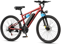 HKM-7263315 Electric Bike 1200W Motor 48V 10.4Ah Battery 55 Mile Range 27.5-Inch Tires 21-Speed Disc Brakes Removable Battery