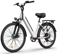 HKM-7328851 Electric Bike 350W Motor 36V 13Ah Battery 50 Mile Range 26-Inch Tires Removable Battery 7-Speed Disc Brakes