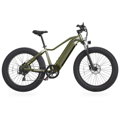 HKM-7516883 Step-Through Fat Tire Electric Bike, 250W Motor with 750W Peak, 48V 15Ah Battery, 26 x 4 in Tires, 7 Speed
