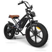 HKM-7680723 Off-Road Fat Tire Electric Bike with LCD Display, 750W Motor, 48V 17Ah Battery, 20 x 4 in Tires, 31 mi Range