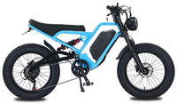 HKM-7928403 Electric Bike 1500W Motor 48V 18Ah Battery 37 Mile Range 20-Inch Fat Tires Full Suspension Shimano 7-Speed