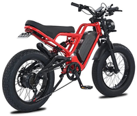 HKM-8148179 Electric Bike 1500W Motor 48V 18Ah Battery 37 Mile Range 20-Inch Fat Tires Full Suspension Shimano 7-Speed