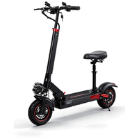 HKM-8170707 Electric Scooter 1200W Motor 60V 15.6Ah Battery 31 Mile Range 11-Inch Tires Disc Brakes Foldable Dual Suspension