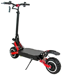 HKM-8296019 Electric Scooter 2400W Dual Motor 48V Battery 37 Mile Range 40 MPH 11-Inch Tires Hydraulic Brakes Foldable