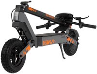 HKM-8318163 Electric Scooter 2000W Dual Motor 48V 30Ah Battery 75 Mile Range Foldable Dual Suspension Disc Brakes NFC 441 lb Load