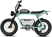 HKM-8448851 Electric Bike 1000W Motor 48V 16Ah Battery 34 Mile Range 20-Inch Fat Tires Hydraulic Brakes 7-Speed Foldable