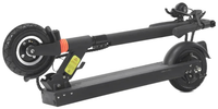 HKM-F5M Electric Scooter 350W Motor 36V 18Ah Battery 36.9 Mile Range Front and Rear Disc Brakes LED Light Folding Frame