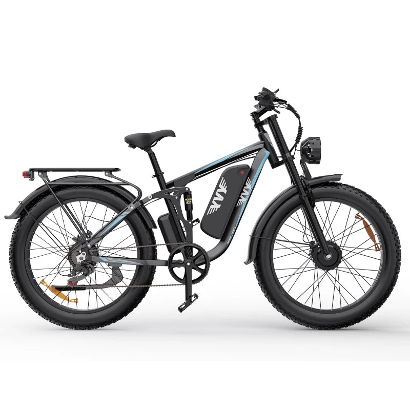 HKM-8705107 Adult Electric Bicycle Featuring 750W Motor, 20 MPH Top Speed, 48V System and 48V 23.0Ah Battery for Daily Commuting