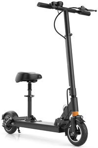 HKM-F7S Electric Scooter 500W Motor 48V 24Ah Battery 47.8 Mile Range Hydraulic Suspension Disc Brakes LED Light Folding