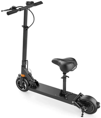 HKM-F7S Electric Scooter 500W Motor 48V 24Ah Battery 47.8 Mile Range Hydraulic Suspension Disc Brakes LED Light Folding