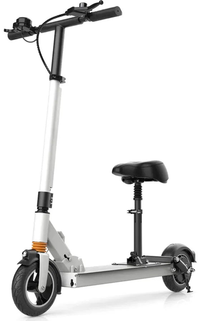 HKM-F7S Electric Scooter 500W Motor 48V 24Ah Battery 47.8 Mile Range Hydraulic Suspension Disc Brakes LED Light Folding