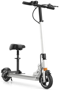 HKM-F7S Electric Scooter 500W Motor 48V 24Ah Battery 47.8 Mile Range Hydraulic Suspension Disc Brakes LED Light Folding