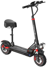 HKM-9219283 Electric Scooter 1200W Motor 48V 15.6Ah Battery 37 Mile Range 11-Inch Off-Road Tires Hydraulic Brakes ABS Foldable NFC