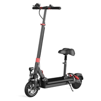 HKM-G7S Electric Scooter 500W Motor 48V 24Ah Battery 47.8 Mile Range Hydraulic Suspension Regenerative Brakes Folding