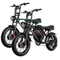 HKM-9235283 Adult Electric Bicycle Powered by 2000W Motor, 20 MPH Top Speed, 48V System and 48V 18.0Ah Battery for Daily Commuting