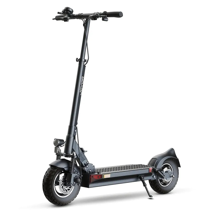 HKM-Y9M Electric Scooter 800W Motor 60V 26Ah Battery 62.9 Mile Range Pneumatic Tires Cargo Rack LED Light Folding Frame