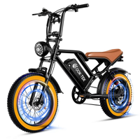 HKM-9304659 Adult Electric Bicycle Featuring 1000W Motor, 20 MPH Top Speed, 48V System and 48V 17.5Ah Battery for Daily Commuting