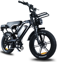 HKM-9599571 Electric Bike 1000W Motor 48V 15Ah Battery 37 Mile Range 20-Inch Fat Tires Foldable Disc Brakes Front Rear Suspension