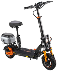 HKM-9672275 Portable Folding E-Scooter Electric Scooter built around 800W Motor 48V 18Ah Battery Wide Pneumatic Tires for Grip Frame