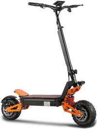 HKM-9874643 Commuter E-Scooter 6000W Motor 60V 40Ah Battery Bright Taillight for Safety Ergonomic Comfort Grips Aluminum Alloy Frame