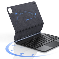 HKM-082707 Leather iPad Keyboard Case with Power Bank