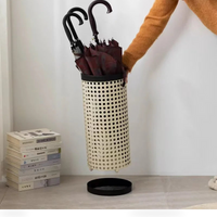 VTX-8077395 Nordic Home Customizable Metal Commercial Storage Rack Easy-to-Move Hotel Umbrella Stand for Apartment Use Outdoor