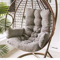VTX-8142931 Solid Color Large Removable Washable Rattan Chair Cushion Home Decor Hanging Basket Lumbar Pillows & Seat Cushions