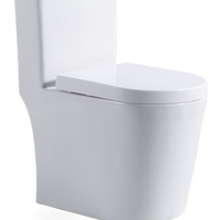 HKM-3165395 Smart Toilet One Piece Elongated Siphon Jet Flush White Ceramic Floor Mounted Bidet Seat With Remote Control Toilet