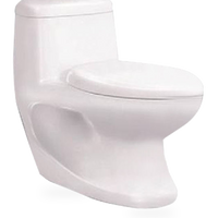 HKM-3263699 Smart Toilet One Piece Round Siphon Flush Modern White Ceramic Floor Mounted Wash Pressure Adjustment Bidet Seat