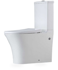 HKM-3296467 Smart Toilet With One Piece Round Siphon Flush Dual Flush Soft Closing White Ceramic Floor Mounted Bidet Seat