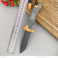 HKM-7260627 Outdoor Camping Survival Knife Multi-Purpose High Hardness Portable Folding EDC Knife with Sheath for Adventure