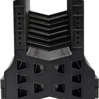 HKM-0233555 RV Sewer Hose Support 10 FT Adjustable Black Drain Hose Holder for Travel Trailer Motorhome with Tie-Down Strap