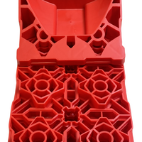 HKM-0266323 10 Pack HDPE RV Leveling Pads Non-Slip Stabilization Blocks for Camper Travel Trailer Motorhome with Concave Top