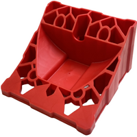 HKM-0266323 10 Pack HDPE RV Leveling Pads Non-Slip Stabilization Blocks for Camper Travel Trailer Motorhome with Concave Top