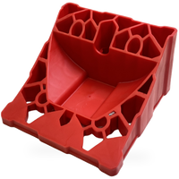 HKM-0266323 10 Pack HDPE RV Leveling Pads Non-Slip Stabilization Blocks for Camper Travel Trailer Motorhome with Concave Top